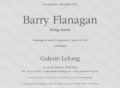 Barry Flanagan, Flying Nessies, Galerie Lelong 2013, Private view card, verso, cropped